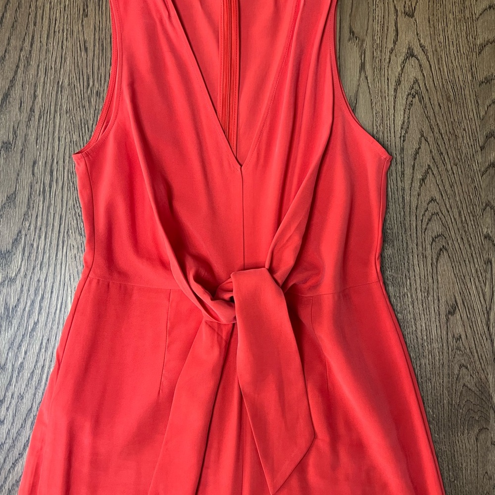 Mango tie front jumpsuit.